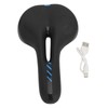 Road Bike Saddle Black Hollow Ergonomic Soft Silicone Sponge Tail