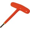 Gray Tools 9/64-Inch S2 T-Handle Hex Key, 1000V Insulated