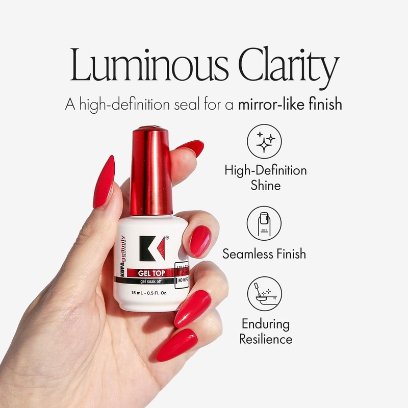 KUPA GelFinity - Soak Off Gel - Top Coat Glossy