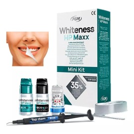 Blanqueador dental FGM Blanqueamiento Dental Whiteness Hp Maxx Mini Kit 1 Paciente