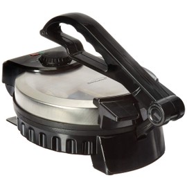 Brentwood TS-127 Stainless Steel Non-Stick Electric Tortilla Maker, 8-Inch