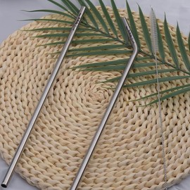 Metal Drinking Straws Gifts for Women Men Birthday Gifts for Mom Dad Grandma Grandad Birthday Gifts from Grandkids Granddaughter Grandson Happy Birthday Gifts for Women Men Mother Aunt Uncle 3pcs