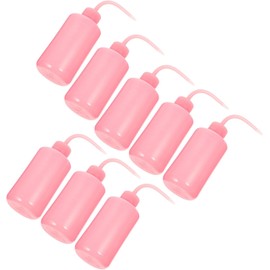 GALPADA Botella Para Lavado De Pestañas 8 Piezas 250 Ml Botella Exprimible Flexible Abs Color Rosa Para Limpieza Segura Pestañas y Cejas En Salones De Belleza