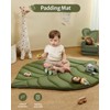 Blissful Diary Baby Play Gym & Activity Mat, Oversize Leaf