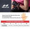 Nivia Python Sports Exercise and Fitness Gloves (Black, Size -