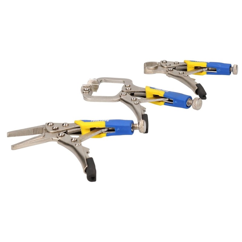 3pc Mini Locking Plier Clamp Mole Vice Grip Pliers Welding
