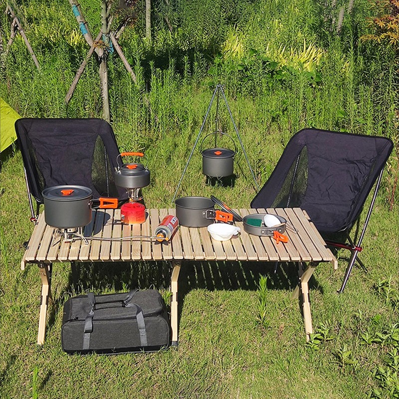 Camping Cookware Bag Cooking Utensils Bag Outdoor Stove Storage Container