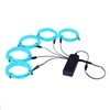 Ourbest [New Hard Structure Version] 5 Splitter 2Meter Neon Strip