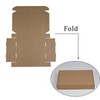 Sodissa 13x10x2 Inches Shipping Boxes Pack of 25, Brown Corrugated