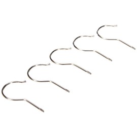 Glorex Coat Hanger Hooks, Nickel, Red, 13 x 9 x 7 cm