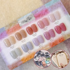 Yogurt gel muffler 10-piece set velvet glitter gel / 요거트젤 머플러 10종 세트 벨벳 글리터젤