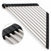 Triangle Sink Drying Rack for Kitchen Organization – Foldable Metal