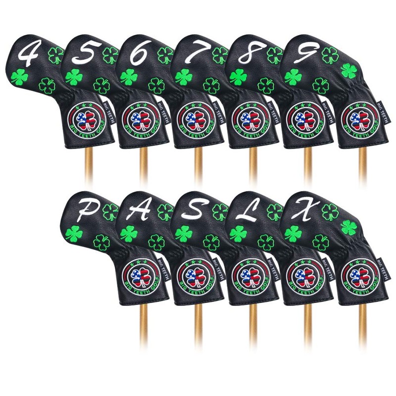 Big Teeth Golf Iron Covers Headcovers Set 11 Pieces (4-9,