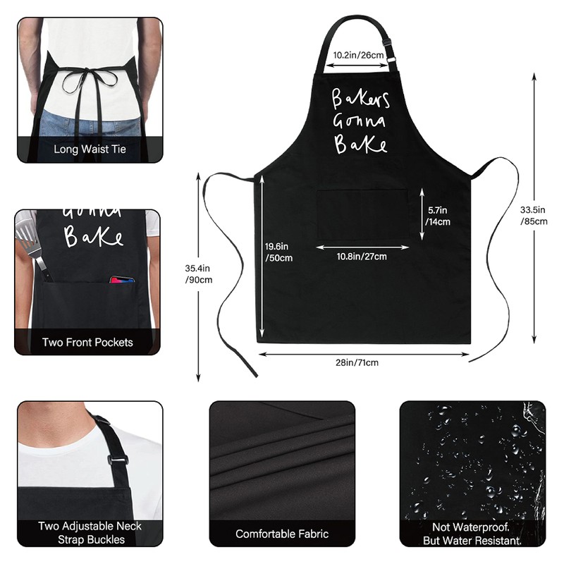 Xornis 100% Cotton Funny Apron Bakers Gonna Bake for Women