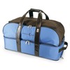 Crescent Moon Rolling Spa Weekender (Blue/Chocolate)