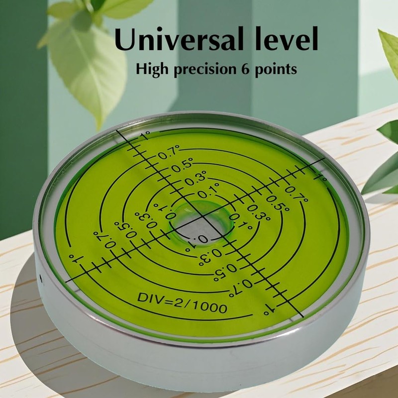 6'/2mm Point high Precision Universal Level Bubble Metal Bubble Water