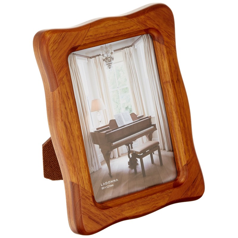 LADONNA Radona Picture Frame WT13-L-BR Large Brown 073153