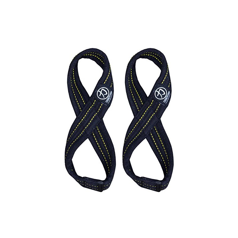 Strength Shop Figure of 8 Lifting Straps (Heavy Duty) (Pair)