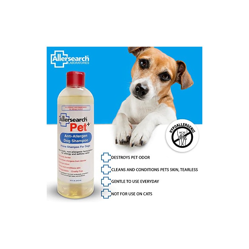 Allersearch Pet Champú para Perro 16 oz