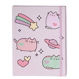 Gund Pusheen The Cat Pastel Notebook Journal, Purple