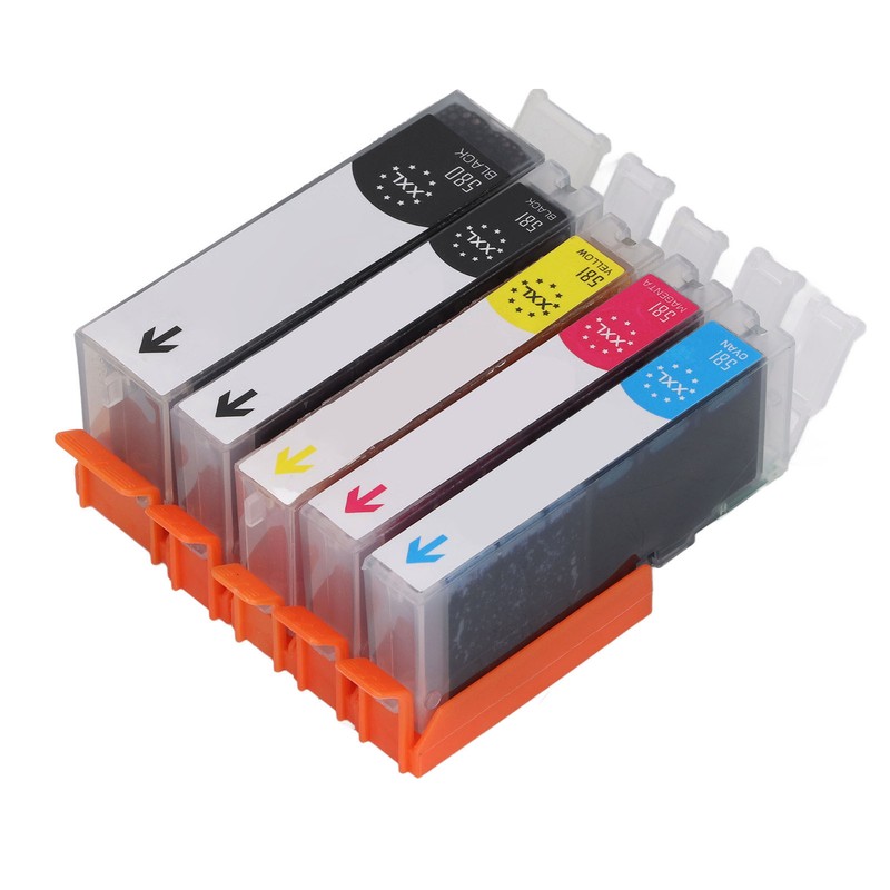 5 Color Printer Ink Cartridge Set Fluent Printing Ink Cartridge