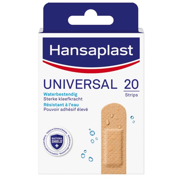 Hansaplast Universal 20 Strips 190 x 720 cm Pack of 20
