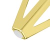 KOHAND 8 Pack 6 Inch Gold Furniture Legs, Triangle Metal