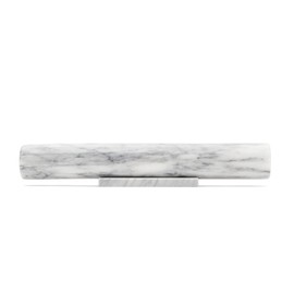 Fox Run French Marble Rolling Pin with Base, White, 3 x 12 x 3 inches