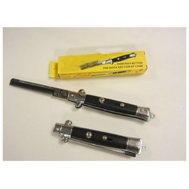 1 NEW POCKET FAKE FOLDING NOVELTY KNIFE TOY SWITCH BLADE COMBS