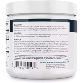 HMB Transparent Labs - Creatine Monohydrate HMB Powder Muscle Strength Unflavored.