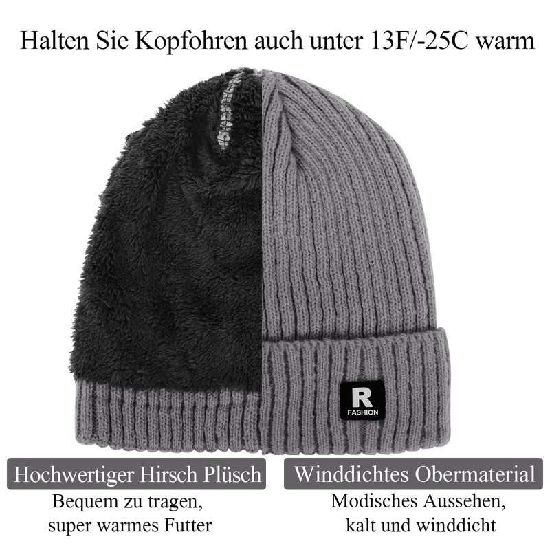 Beanie Hat Men Women Winter Beanie Hat Warm Winter Hat