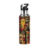 Peaom Sports Water Bottles African Style Pattern