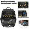 Rexmica Tool Bag Backpack for Men with 3 Tool Pouches,
