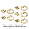 5Pcs Purse Clasp Alloy Material High Hardness Long Service Life
