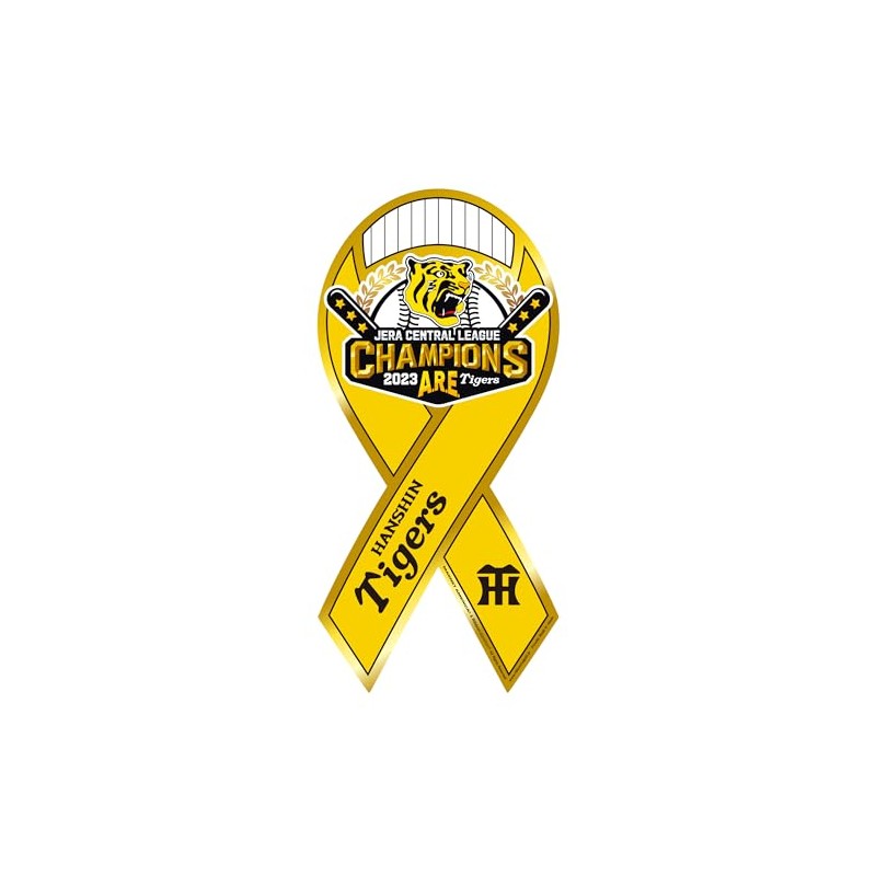 Ribbonmagnet Ce League Championship Commemorative Metal Ribbon Magnet Hanshin Tigers