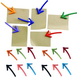 HannaFires 12PCS Creative Arrow Shaped Fridge Magnet Set– Fun 3D Magnetic Memo Board, Magnetic Sticky Notes, Unique Party Gift & Housewarming Decor, Decorative Refrigerator Magnets