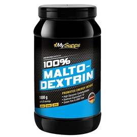MySupps- 100% Maltodextrin, High-Quality Glycogen Supplier, Hydrolyzed Maltodextrin, Ideal as a Pre & Postworkout Shake, Fast Carbohydrates for Athletes, GMO-Free, Made in Germany, 1000 g Powder