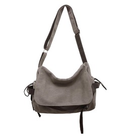 JSTHHTT Men Shoulder Bags Canvas Satchel Cross Body Messenger School Working Satchel Briefcase, Messenger Bags, Laptop Messenger Bag Mens Satchel Shoulder Bag for Work, Satchel Bag Men