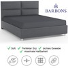 BARBONS Fitted Sheet 180 x 200 cm, 100% Cotton Fitted