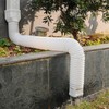 HAHOME 2 Pack Rain Gutter Downspout Extensions,Drain Downspout Extender Diverter,