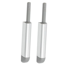 Operitacx 2 Sets Schranktür Magnete Latch Magnetic Touch Catch Aluminiumlegierung Hellgrau