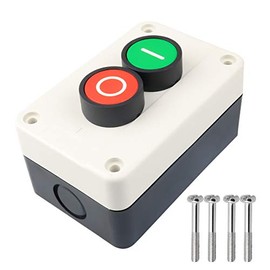 Nxtop Momentary Red Green Sign NO NC Push Button Switch Station AC 600V 10A