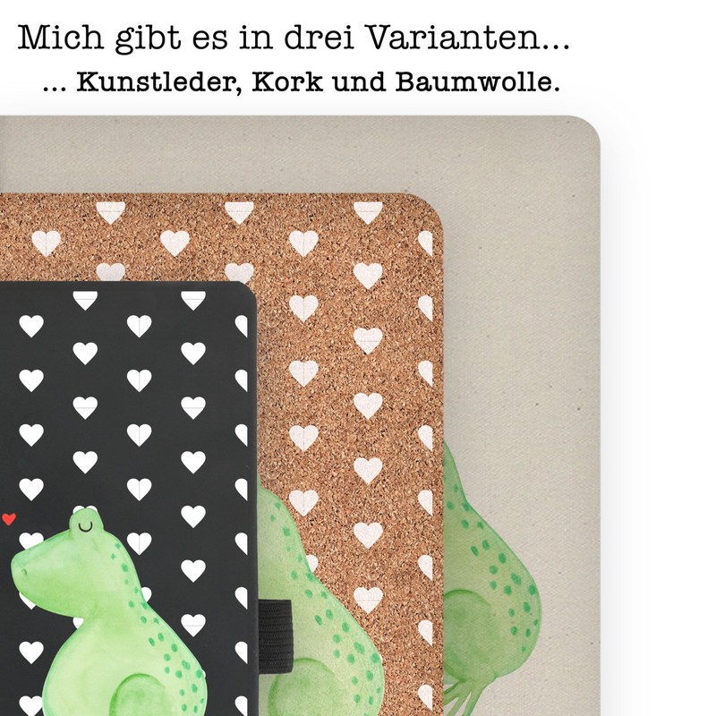 Mr. & Mrs. Panda writing book, diary, DIN A4 cotton