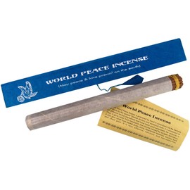 GURU SHOP Incense Sticks World Peace Incense, Blue, 25 x 3 x 3 cm, Incense Sticks from Tibet, Nepal