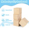 Wood Blocks for Crafts, 30 PCS 2 Inch Unfinished Wood