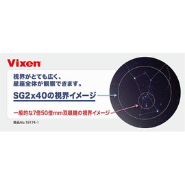 Vixen Constellation Starry Sky Binoculars SG2x40f 19174