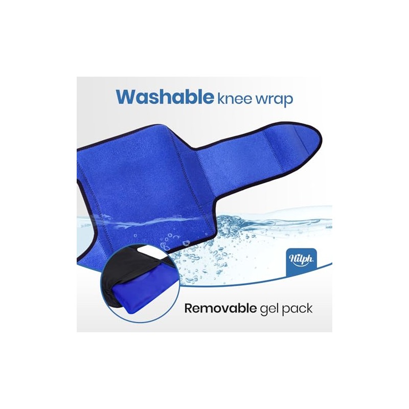 Hilph Hilph Knee Ice Pack Wrap, Reusable Ice Pack for