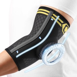 CAMBIVO CAMBIVO 2x Ellenbogenbandage Herren Damen, Tennisarm Bandage mit Gelpolster und Seitenstabilisatoren, Bandage Ellenbogen für Schmerzlinderung bei Tennisarm, Golferarm, Sehnenentzündungen