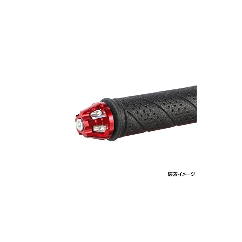 Kitaco 506-1300220 Union Bar End Cap (Red) Monkey 125 (JB02)