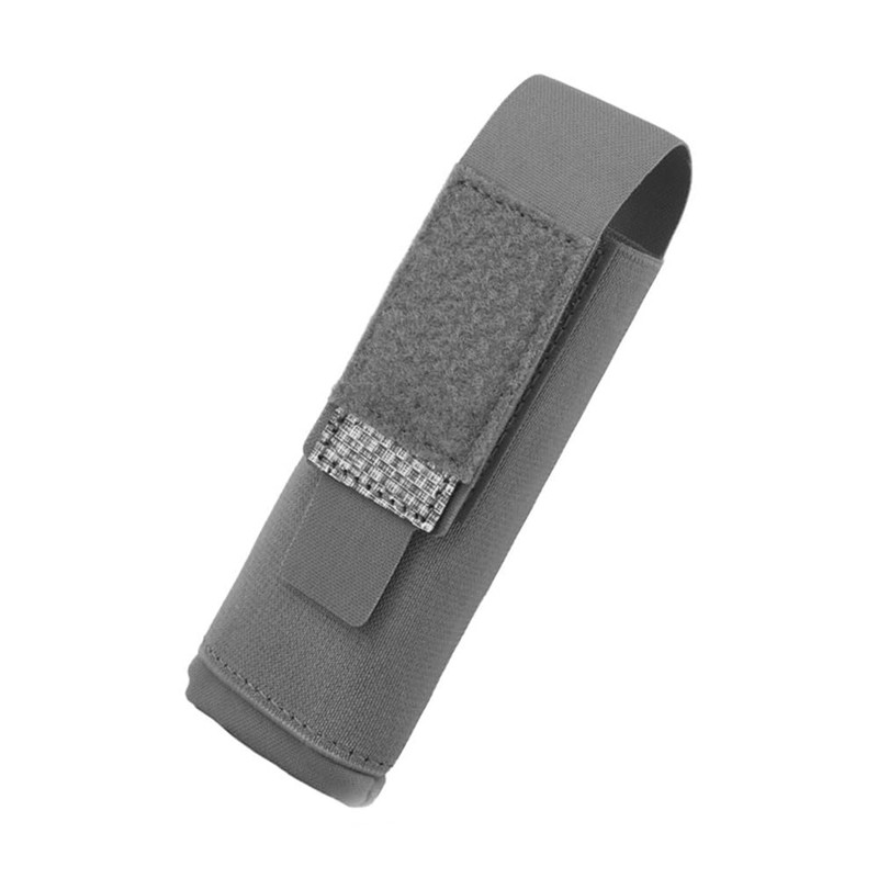 Tactical Flashlight Holster, Flexible Molle Flashlight Torch Pouch Vertical Small
